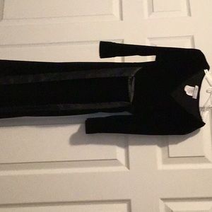 Girls velvet long sleeve dress